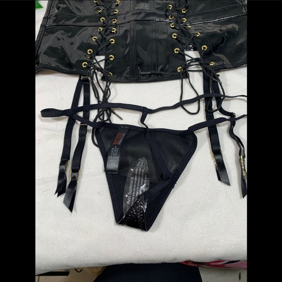 NIB Ann Summers Go‎ Getter Open Cup Top & Thong Set in Black [ Medium 8/10 ] - Picture 6 of 8